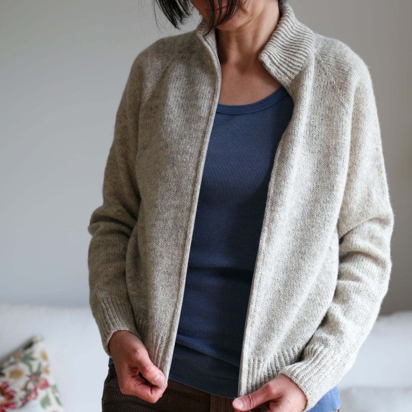 Svea zipper cardigan
