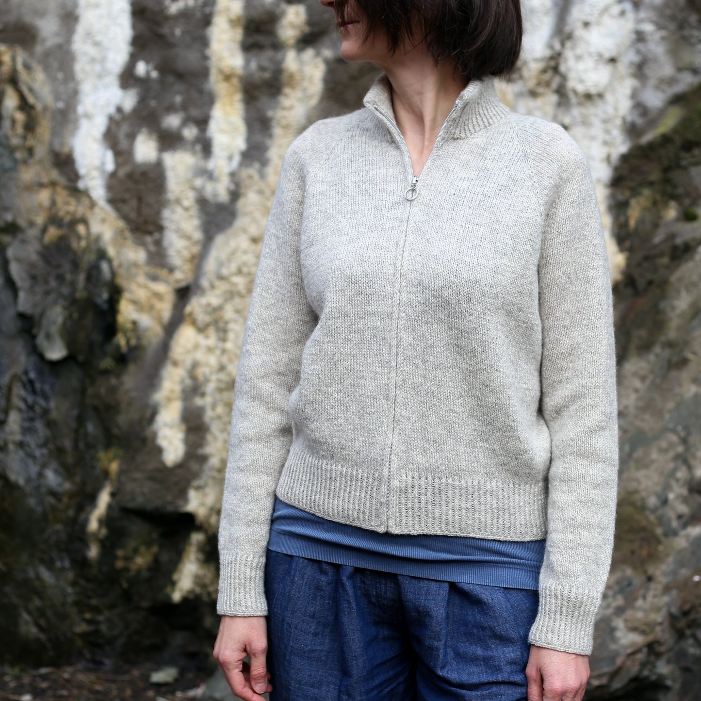 Svea zipper cardigan