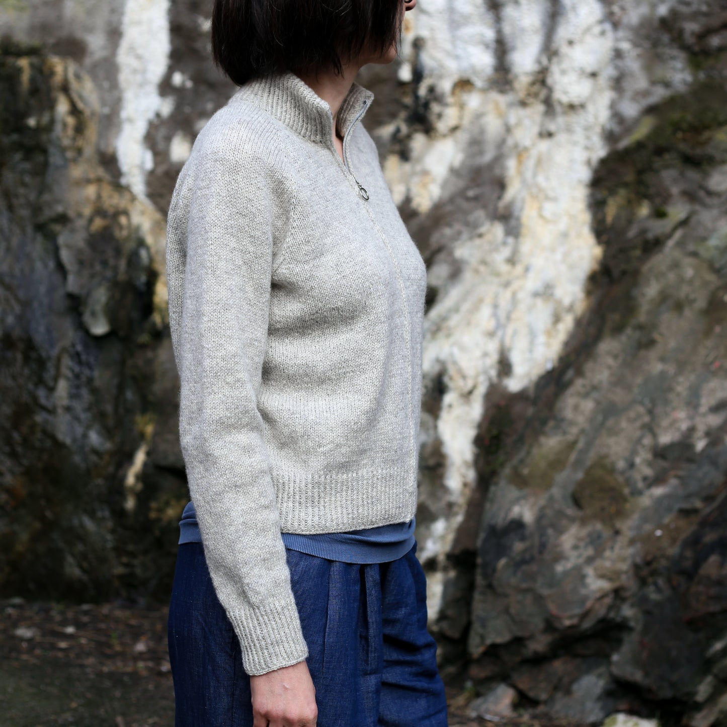 Svea zipper cardigan