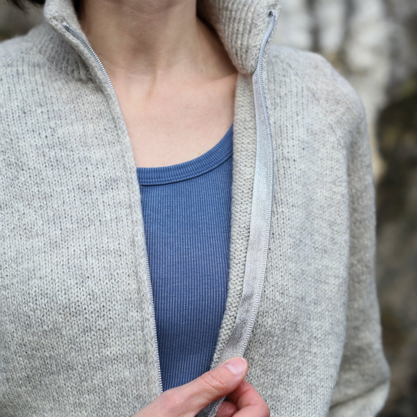 Svea zipper cardigan